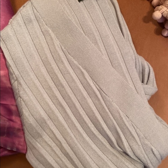 🛍️ Button front lantern sleeve ribbed knit cardigan - Picture 10 of 10